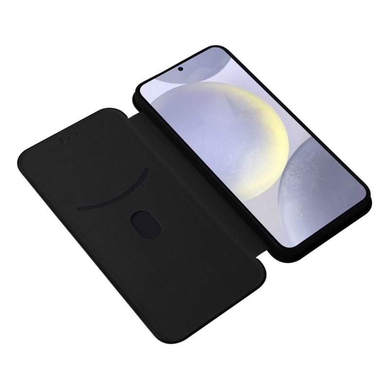 Folio-hoesje Samsung Galaxy S25 Plus 5g Koolstofvezel