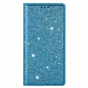 Folio-hoesje Voor Samsung Galaxy S25 Plus 5g Pailletten