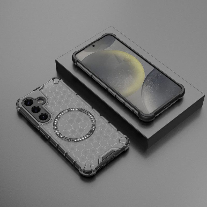 Hoesje Samsung Galaxy S25 Plus 5g Compatibel Met Magsafe Honeycomb Bescherming Hoesje