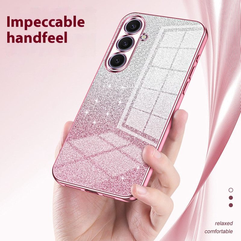 Hoesje Samsung Galaxy S25 Plus 5g Glitterachterkant