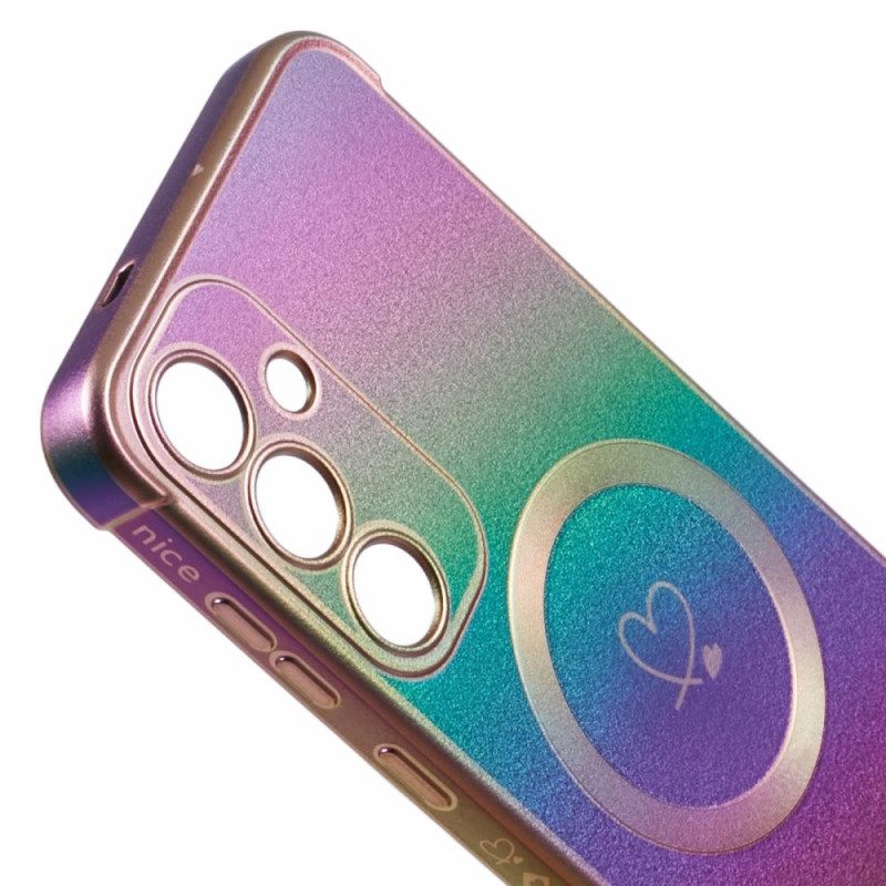 Hoesje Samsung Galaxy S25 Plus 5g Magnetisch Hart Bescherming Hoesje