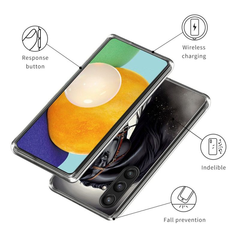Hoesje Samsung Galaxy S25 Plus 5g Prachtig Paard Bescherming Hoesje
