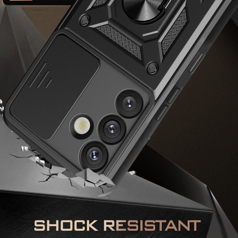 Hoesje Voor Samsung Galaxy S25 Plus 5g Draaibare Houder En Lensbeschermer