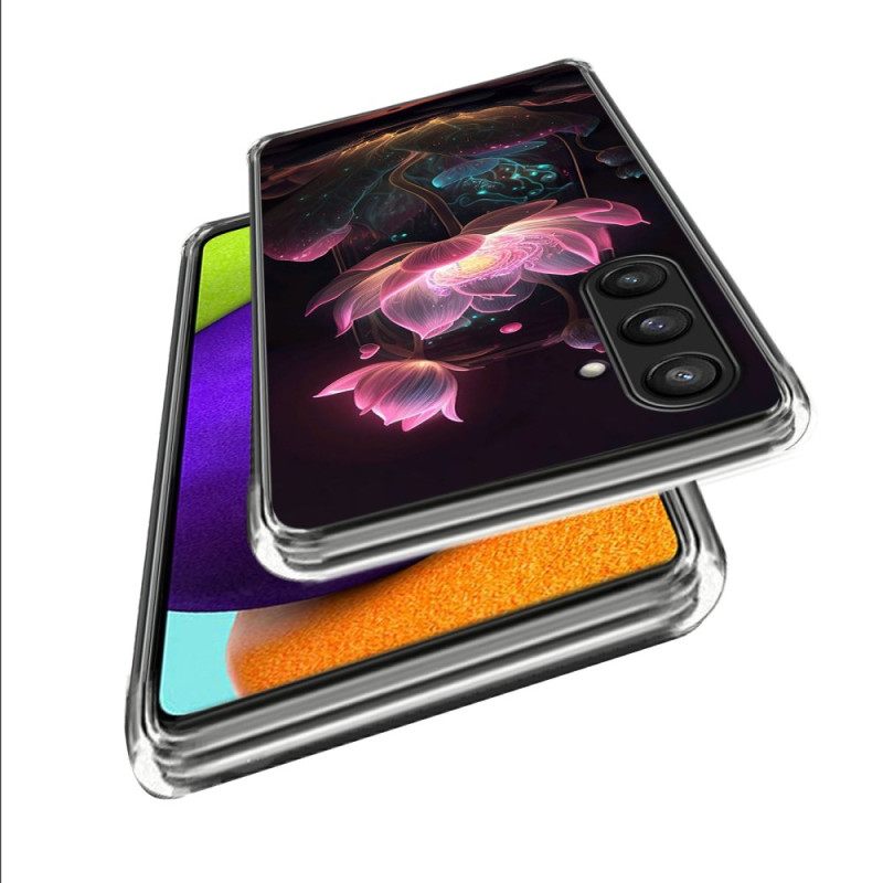 Hoesje Voor Samsung Galaxy S25 Plus 5g Fluorescerende Lotus