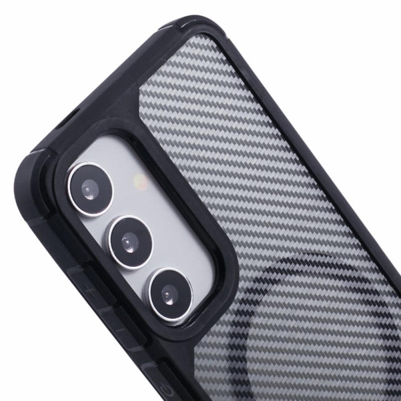 Hoesje Voor Samsung Galaxy S25 Plus 5g Magsafe-compatibel Koolstofvezel