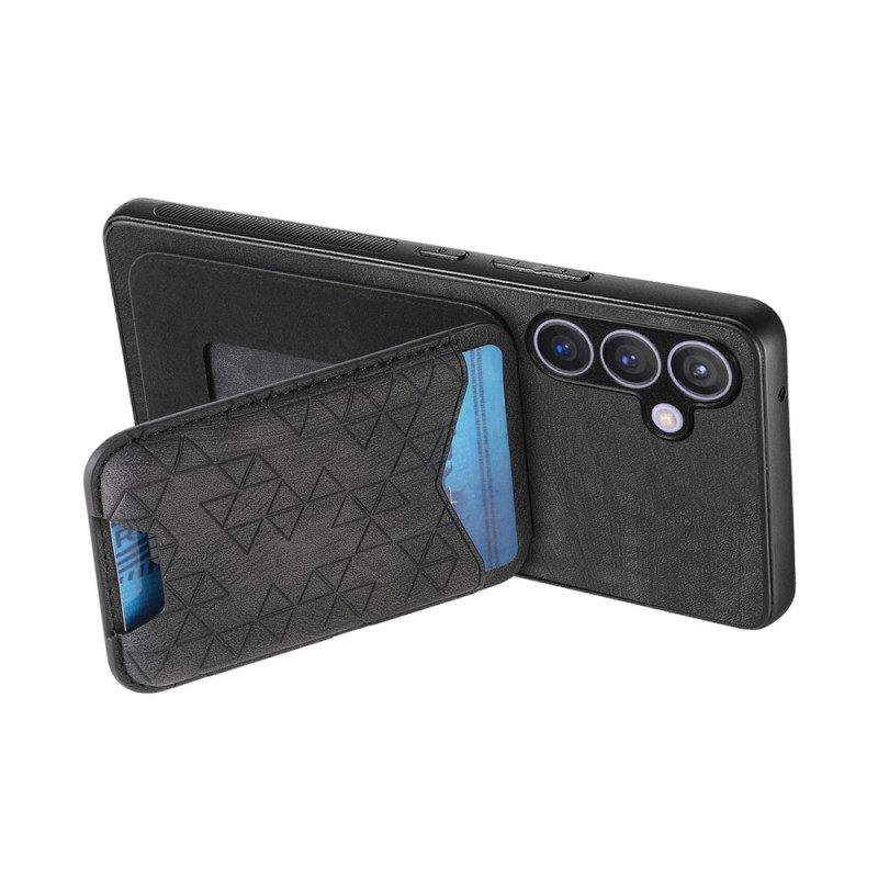 Hoesje Voor Samsung Galaxy S25 Plus 5g Met Kaarthouder En Standaard