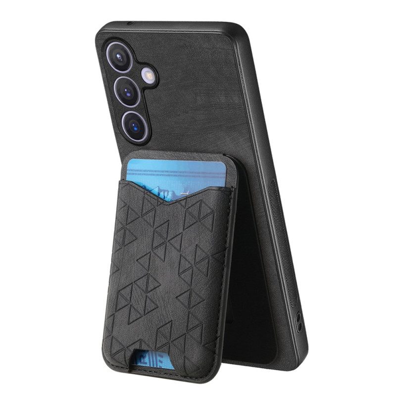 Hoesje Voor Samsung Galaxy S25 Plus 5g Met Kaarthouder En Standaard