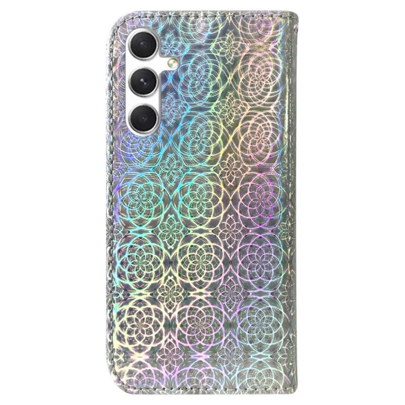 Leren Hoesje Samsung Galaxy S25 Plus 5g Disco-stijl