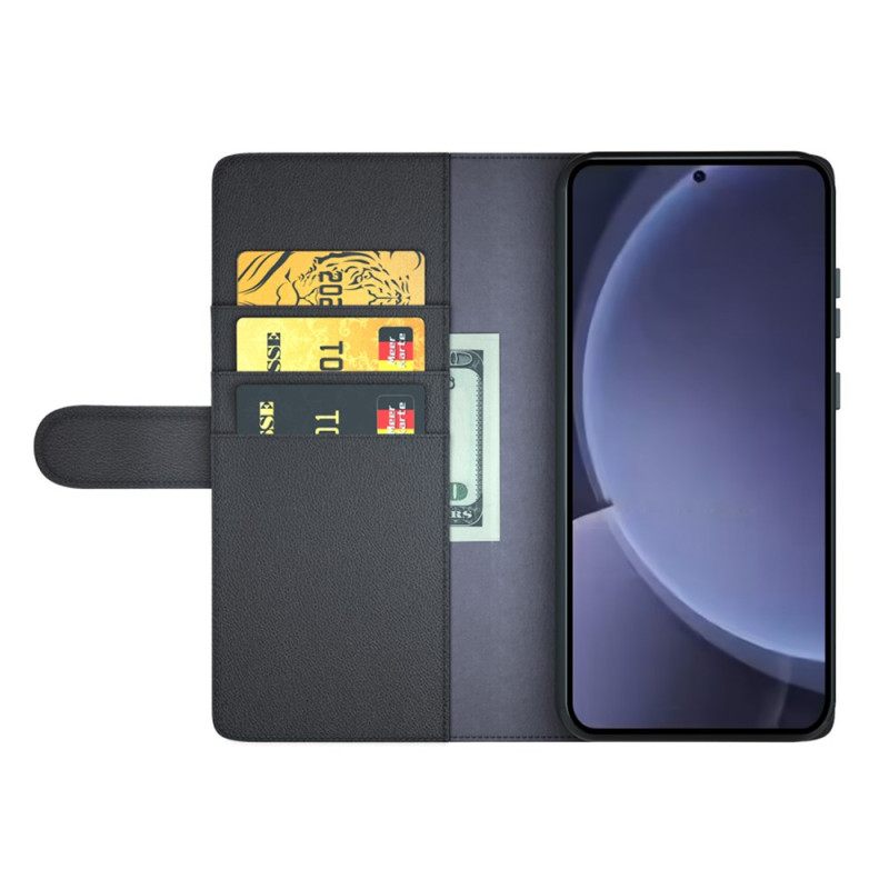 Leren Hoesje Samsung Galaxy S25 Plus 5g Echt Leer