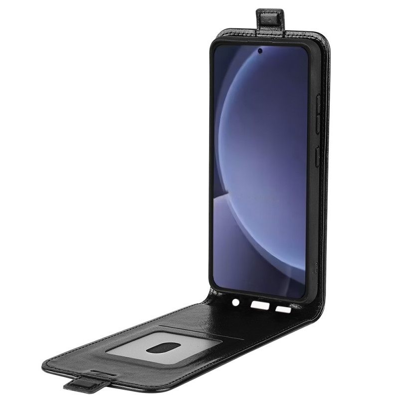 Leren Hoesje Samsung Galaxy S25 Plus 5g Verticale Klep Bescherming Hoesje