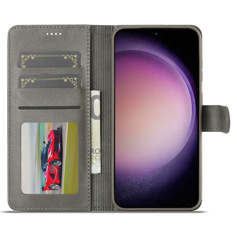Leren Hoesje Voor Samsung Galaxy S25 Plus 5g Lcimeeke