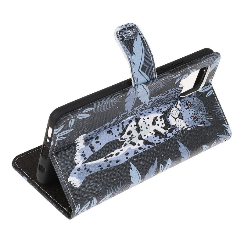 Flip Case voor Samsung Galaxy M32 Luipaard