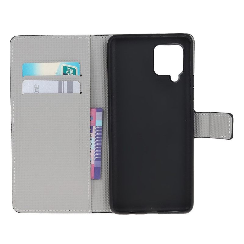Flip Case voor Samsung Galaxy M32 Vintage Engelse Vlag