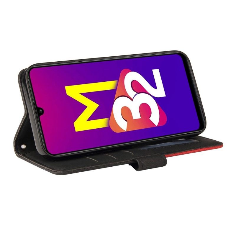 Folio-hoesje voor Samsung Galaxy M32 Bicolor Artistiek