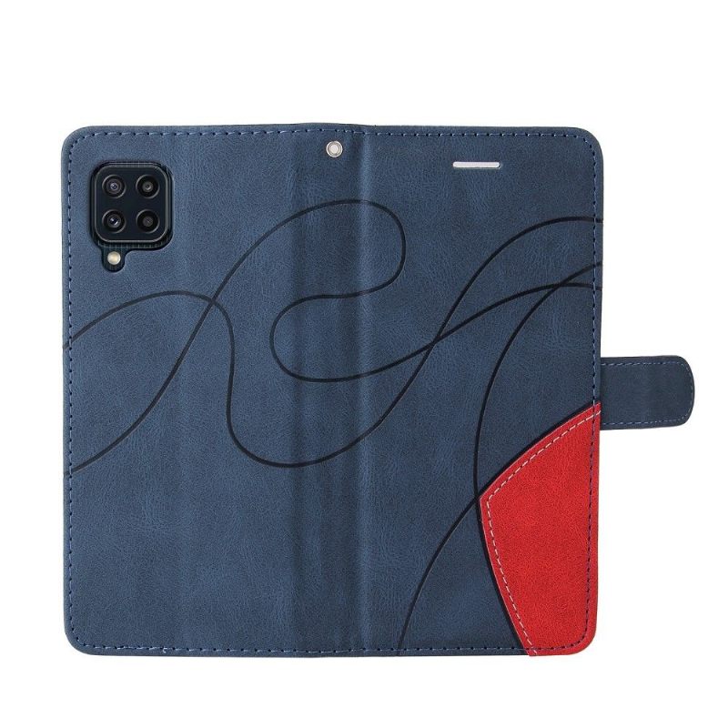 Folio-hoesje voor Samsung Galaxy M32 Bicolor Artistiek