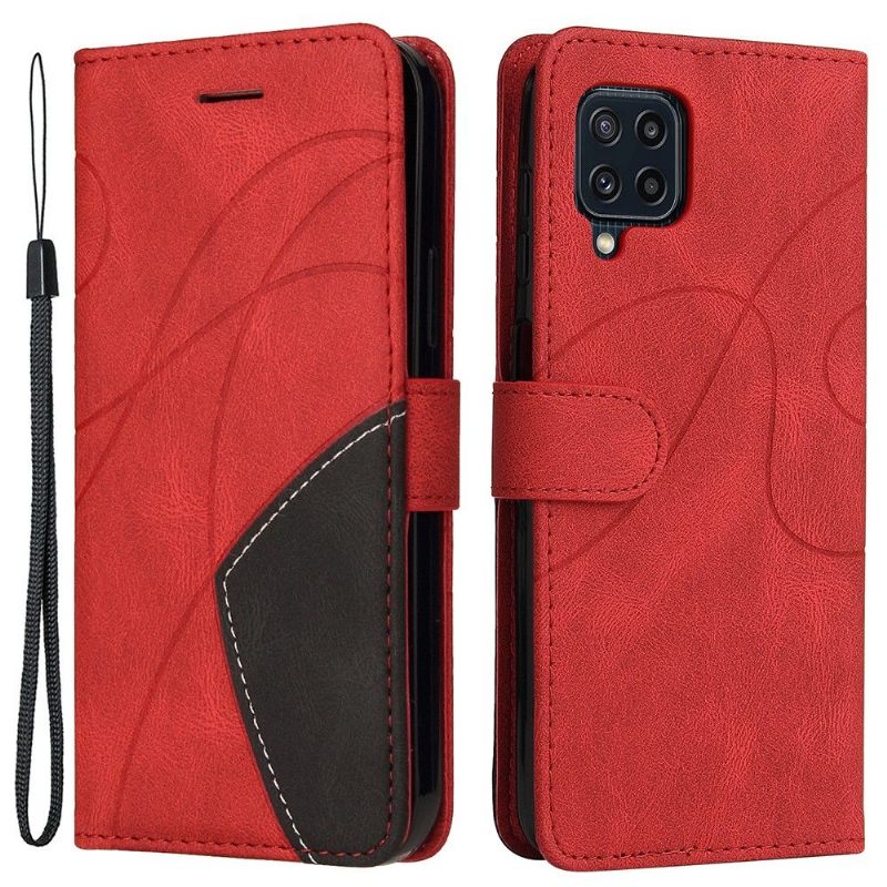 Folio-hoesje voor Samsung Galaxy M32 Bicolor Artistiek