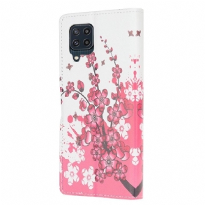 Folio-hoesje voor Samsung Galaxy M32 Japanse Abrikoos