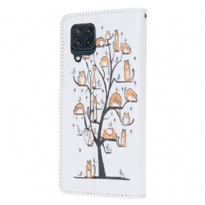 Folio-hoesje voor Samsung Galaxy M32 Krabpaal