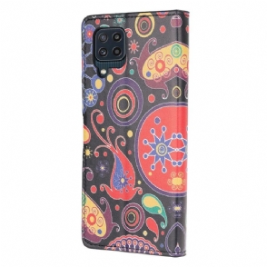 Folio-hoesje voor Samsung Galaxy M32 Paisley Bloem