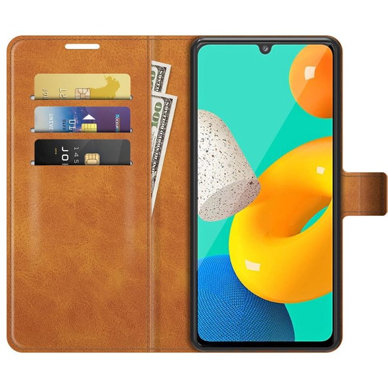 Folio-hoesje voor Samsung Galaxy M32 Portemonnee Leren Leerstijl