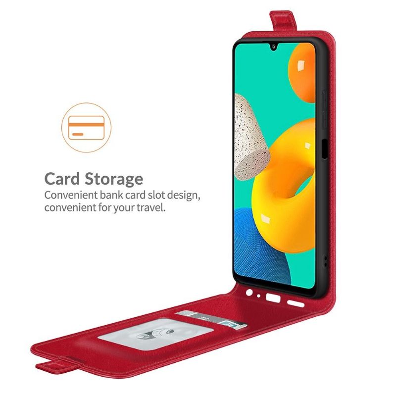 Folio-hoesje voor Samsung Galaxy M32 Verticaal Kunstleer