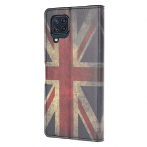 Folio-hoesje voor Samsung Galaxy M32 Vintage Amerikaanse Vlag