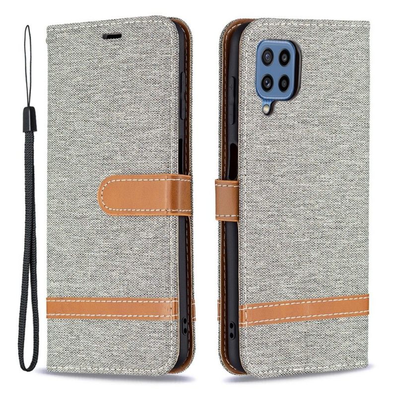 Leren Hoesje voor Samsung Galaxy M32 Bescherming Stoffen Bekleding