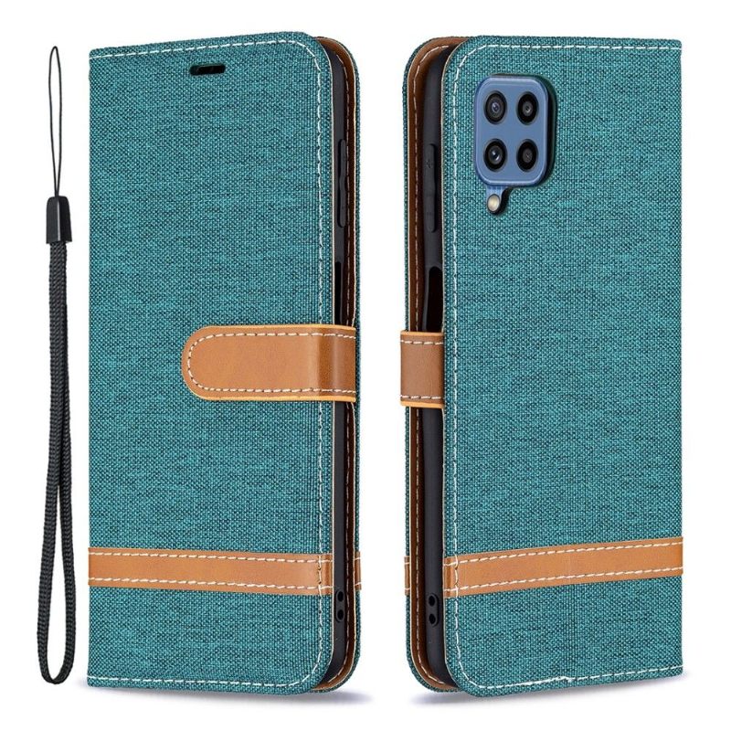 Leren Hoesje voor Samsung Galaxy M32 Bescherming Stoffen Bekleding