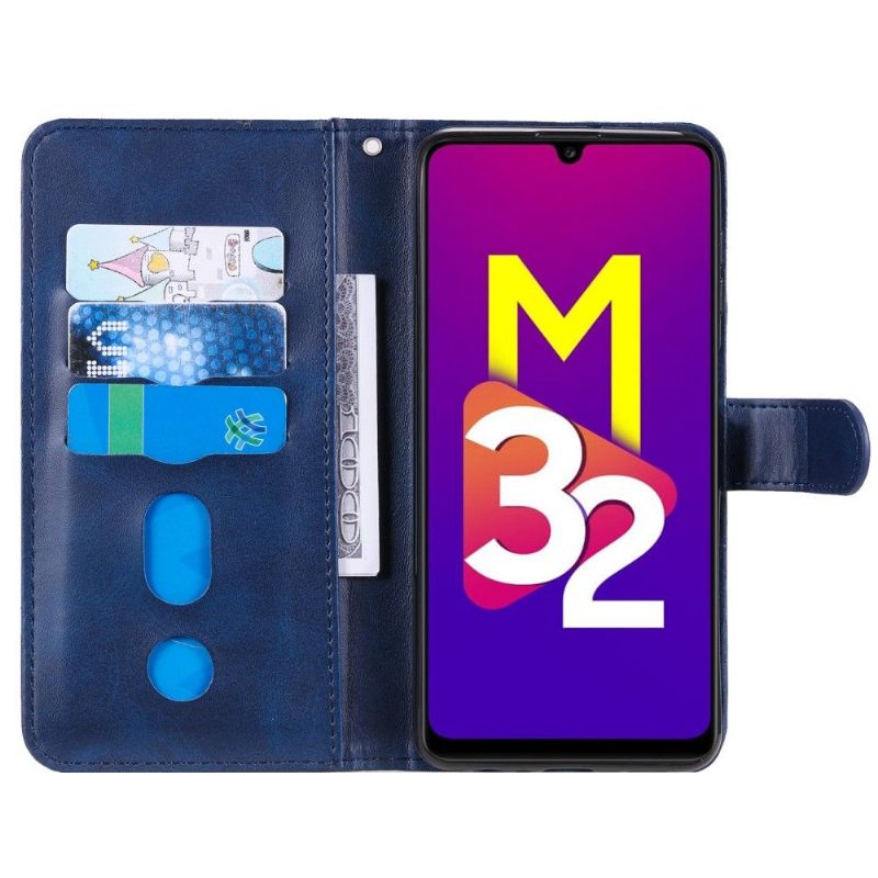 Leren Hoesje voor Samsung Galaxy M32 Portemonnee Leren Elena Portemonnee