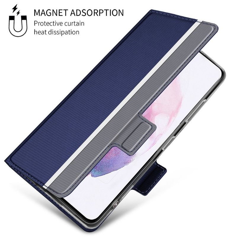 Folio-hoesje voor Samsung Galaxy S21 Plus 5G Anti-fall Victoria-stijl Leer