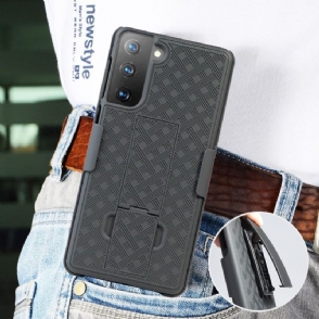 Hoesje voor Samsung Galaxy S21 Plus 5G Integraal Met Riemclip
