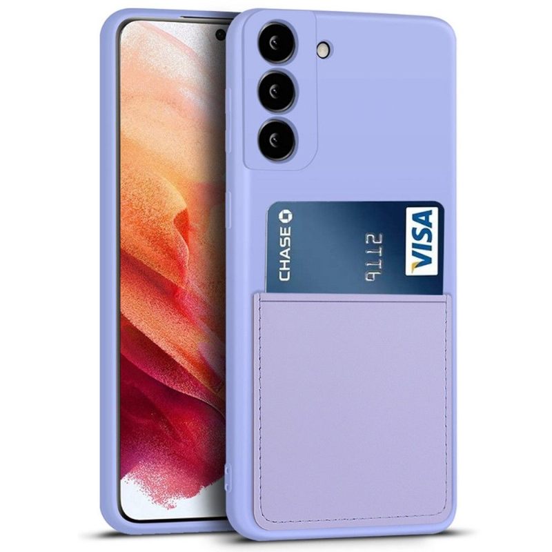 Hoesje voor Samsung Galaxy S21 Plus 5G Mia Siliconen Kaarthouder