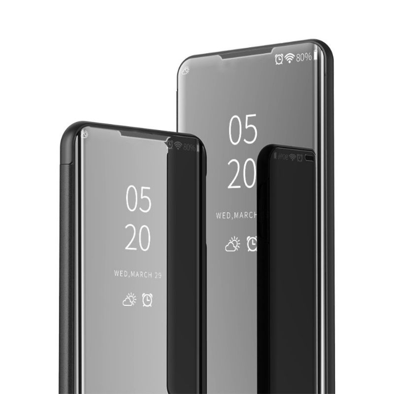 Telefoonhoesje voor Samsung Galaxy S21 Plus 5G Bescherming Folio-hoesje Spiegeleffect