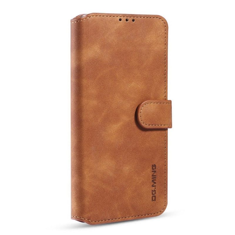 Folio-hoesje voor OnePlus 9 Anti-fall Dg Ming Retro Stijl