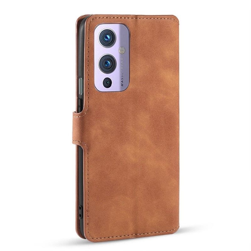 Folio-hoesje voor OnePlus 9 Anti-fall Dg Ming Retro Stijl