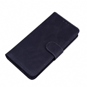 Folio-hoesje voor OnePlus 9 Anti-fall Portemonnee Leren Mat Leereffect Stiksels