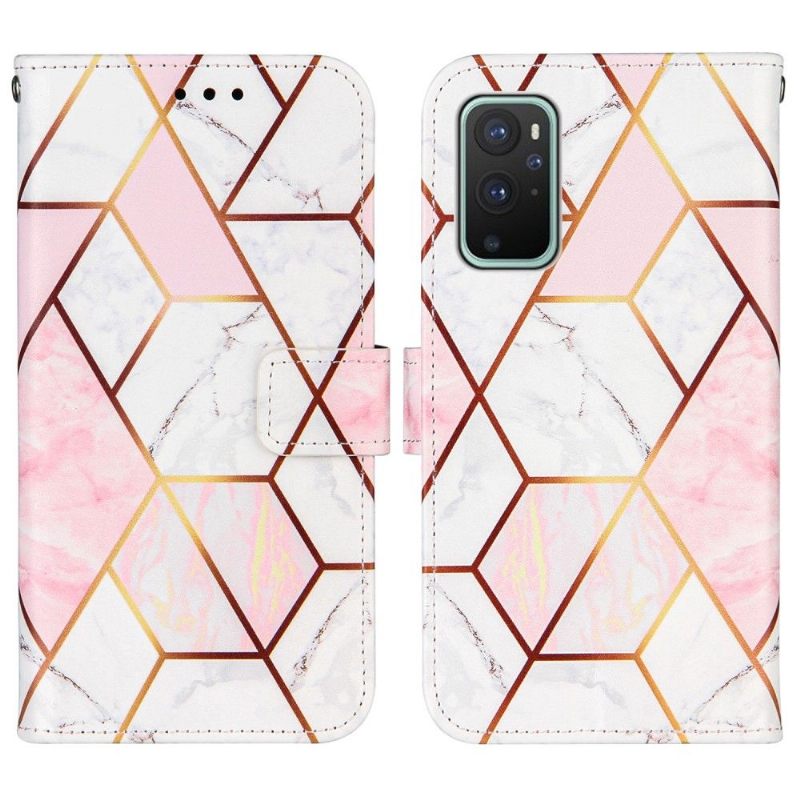 Folio-hoesje voor OnePlus 9 Chique Geometrie