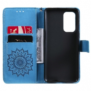 Folio-hoesje voor OnePlus 9 Junna Leereffect