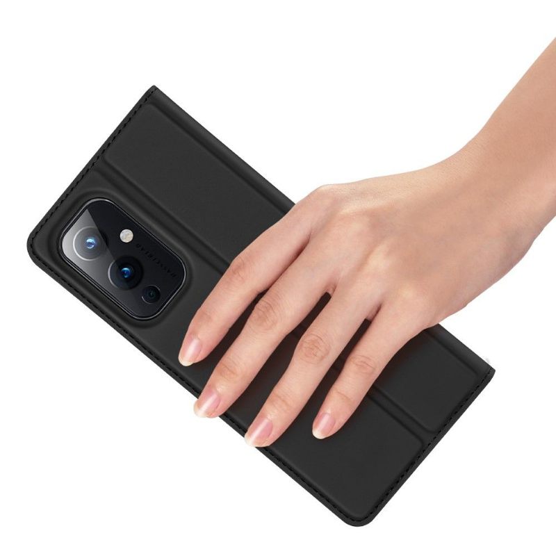 Folio-hoesje voor OnePlus 9 Zakelijk Satijneffect