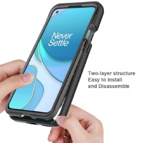 Hoesje voor OnePlus 9 Hybrid Clear Back Schokbestendig