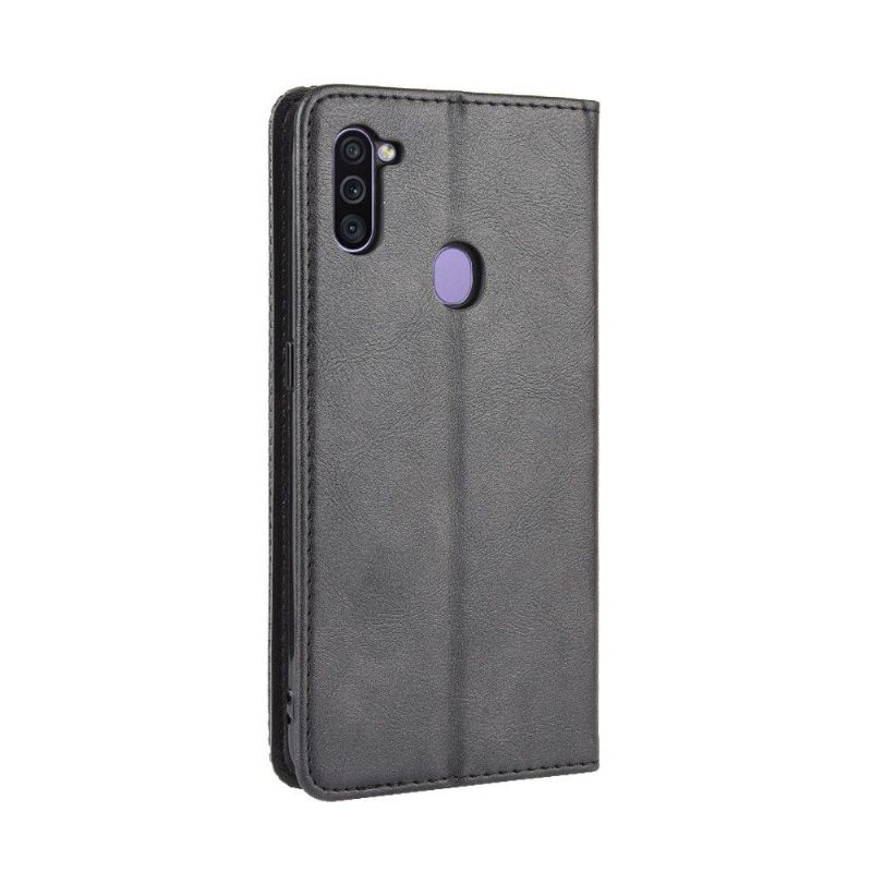 Leren Hoesje voor Samsung Galaxy M11 Leer In Cirénius-stijl
