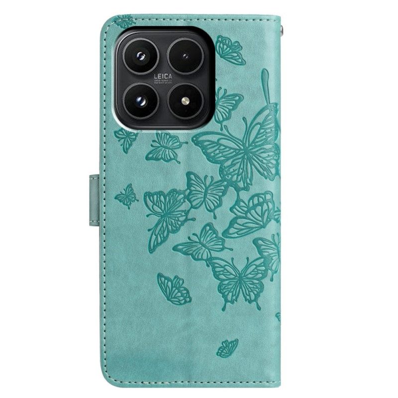 Bescherming Hoesje Xiaomi 17 Grafische Vlinder