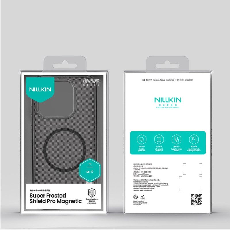 Case Hoesje Xiaomi 17 Telefoonhoesje Magsafe Super Frosted Shield Pro Nillkin