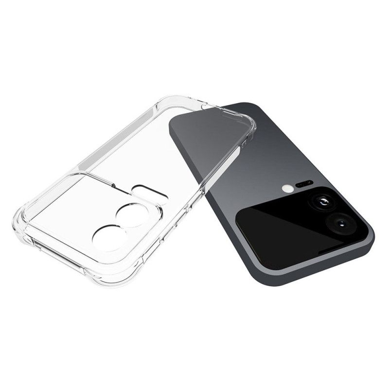 Case Hoesje Xiaomi 17 Telefoonhoesje Transparant Versterkt