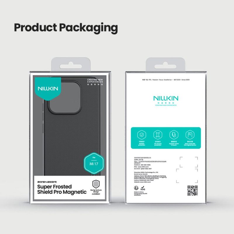 Cover Hoesje Xiaomi 17 Telefoonhoesje Magsafe Frosted Shield Pro Nillkin