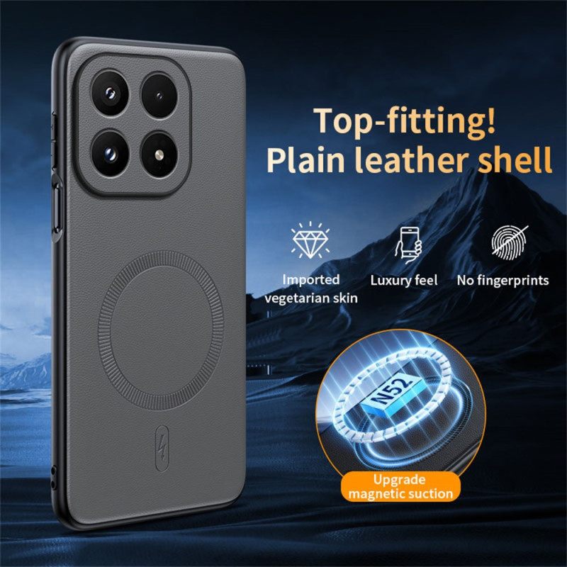 Cover Hoesje Xiaomi 17 Telefoonhoesje Magsafe Lederlook