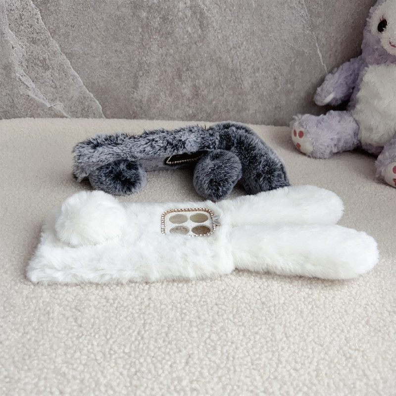 Cover Hoesje Xiaomi 17 Telefoonhoesje Pluche Rundleer