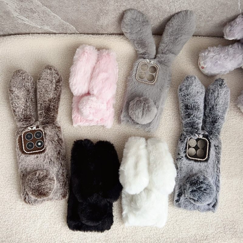 Cover Hoesje Xiaomi 17 Telefoonhoesje Pluche Rundleer