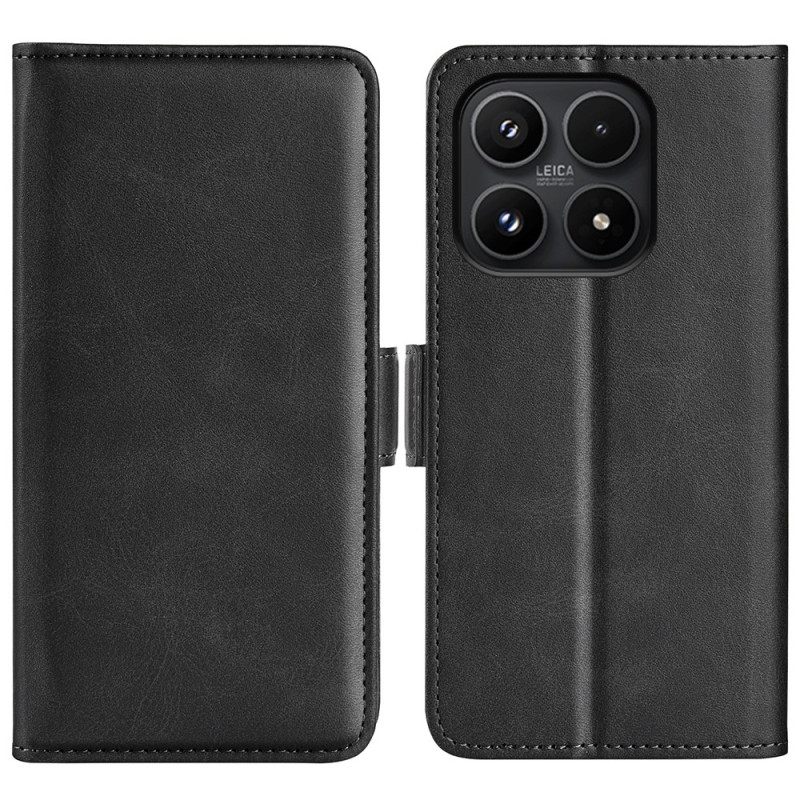 Flip Case Leren Xiaomi 17 Dubbele Sluiting