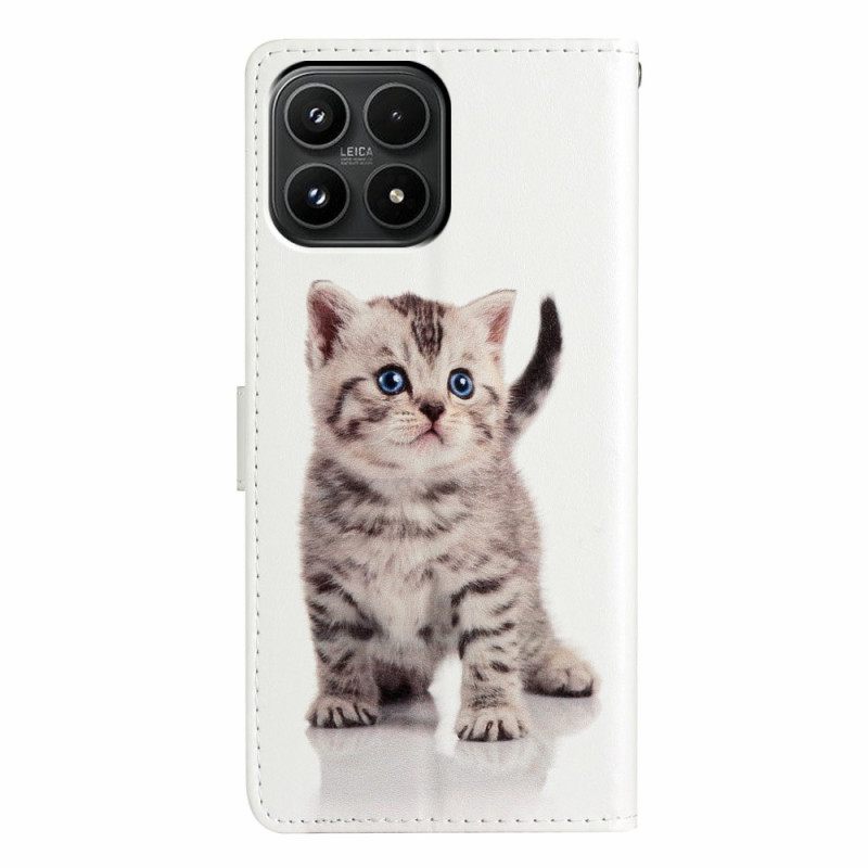 Flip Case Leren Xiaomi 17 Katje